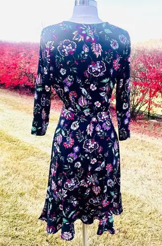 Leota Libby Faux Wrap Knit Dress