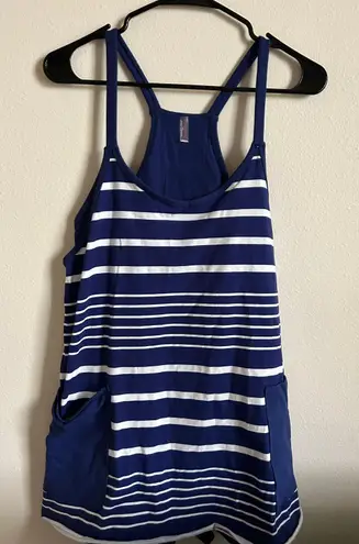 Free People Movement Striped Hot Shot Dress | Medium