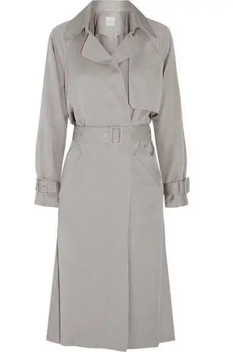 Michelle Mason 264  White Trench Coat