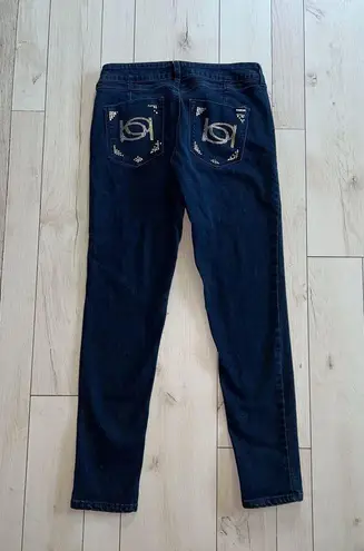 Bebe Super Cute  Heartbreaker Skinny Bling Pocket Jeans!