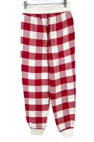 American Eagle NWT  Buffalo Check Flannel Jogger PJ Pant Bottoms Size XXS NEW