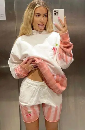 boys lie NEW CHERRY PIE TIE-DYE HOODIE - ONE SIZE