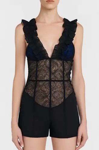 La Perla silk georgette romper