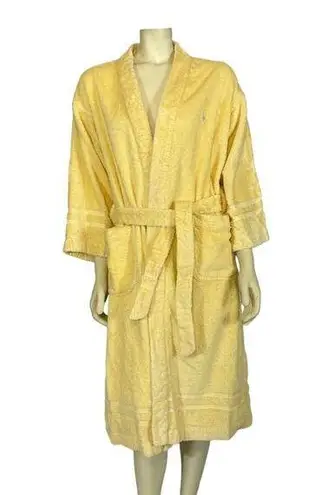 Ralph Lauren Vintage  His & Her Terry towel robe in yellow size Medium & Large