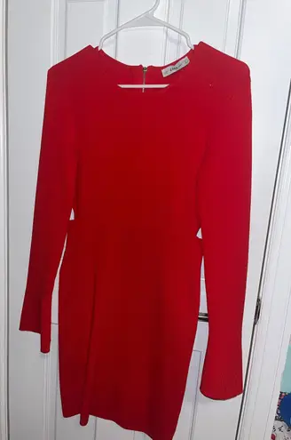 ZARA Knit Red Dress