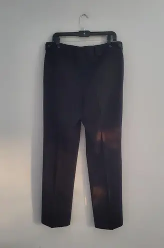 Lane Bryant  Black Classic Straight Pleated Pants 16