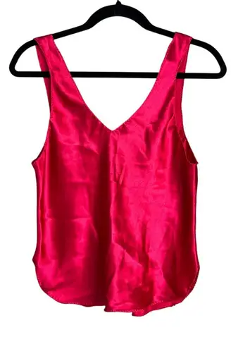 Val Mode Vintage Lingerie Satin Slip Tank Women's M Y2K Cami V
