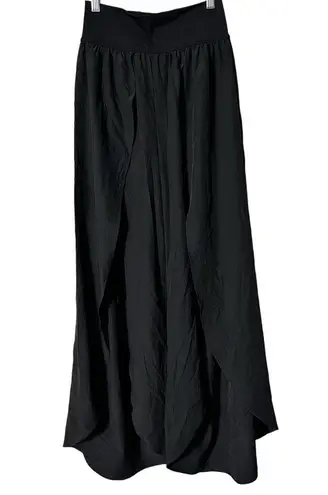 Halara  NWT Breezeful Black High Waisted Split Leg Flowy Harem Pants Size Small