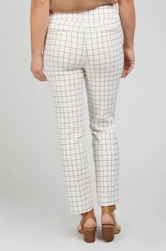 NEW! Double Comfort Renuar Dress Pants With Toffee Grid Pattern Plaid Brown Size 8