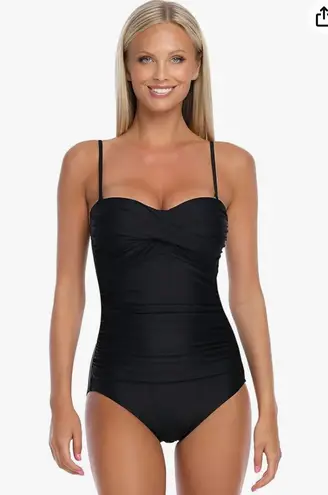 Relleciga Women's Strapless One Piece Swimsuit