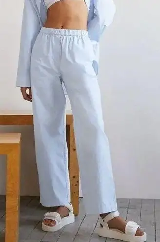 Wilfred Free XS Aritzia Boardwalk Pants in Bailey Cloud Light Blue