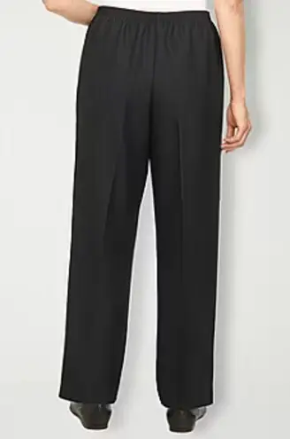 Alfred Dunner Petite Alfred Dunner Classics Womens Mid Rise Straight Pull-On Pants