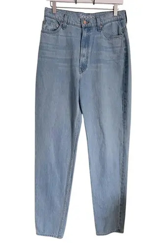 MOTHER SNACKS! Straight leg jeans New High rise light wash 90s Jean NWT 29 Blue