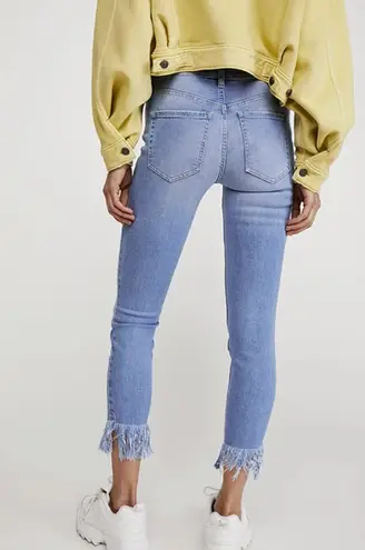 Free People Great Heights Frayed Skinny Jean