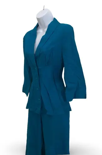 Spenser Jeremy Linen Blend Outfit Blue Size M