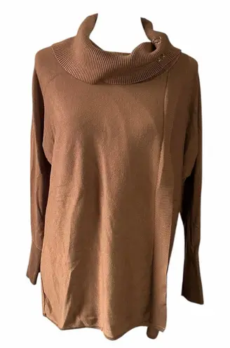 JM Collection Women's Brown Sweater Medium