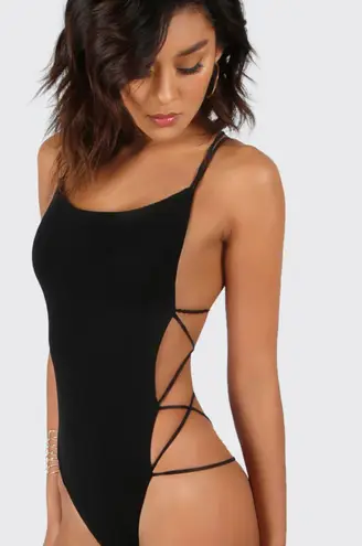 SheIn Black Bodysuit