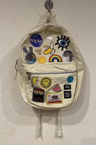 Stüssy Stussy X Herschel Supply Co Cream Patch Backpack Canvas International Tribe Bag