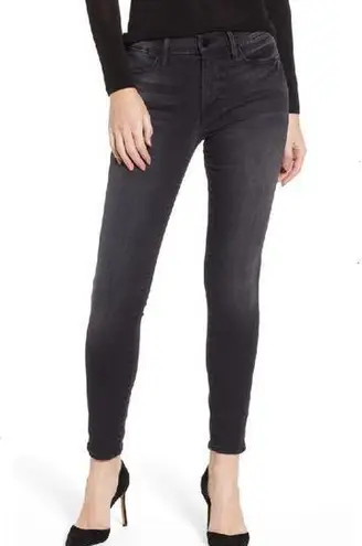 frame denim  Le High Skinny Jean in Nightfall Size 27 Black High Rise Jeans