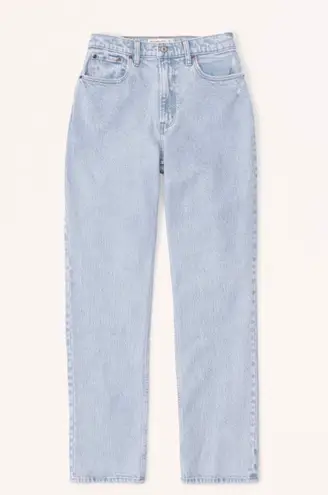 Abercrombie & Fitch Curve Love High Rise 90’s Straight Jeans 