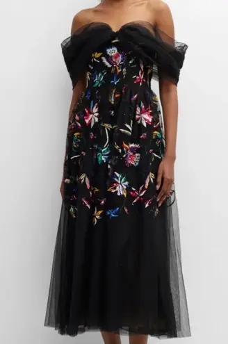 Jason Wu Collection Tulle Off-Shoulder Cocktail Dress Size 10, NWT Retail $3,395