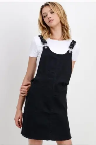 Black Label 🖤✨ C’EST TOI Black Denim Overall Dress Size M NWT ✨🖤