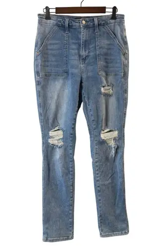 Judy Blue Women’s Distressed Boyfriend Jeans Size 13/31