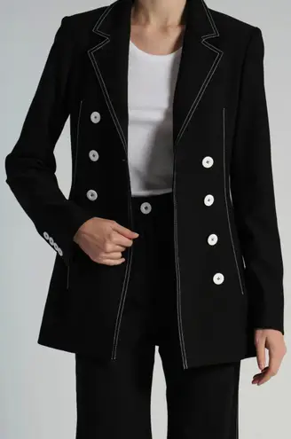 SAINT ART Piper Contract Long Blazer Black Medium
