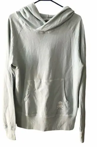 SoulCycle Hoodie Pullover Sweatshirt OVERSIZE Pouch Crossed Neck Skull Wave Back - Image 1