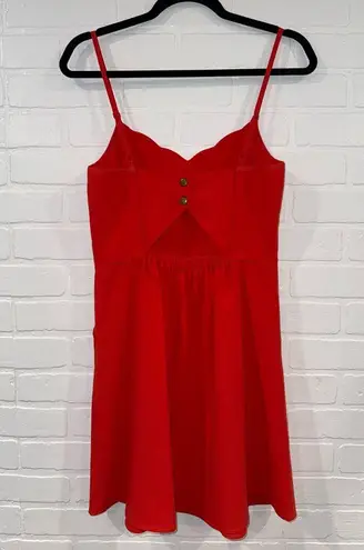 Market & Spruce Pixley Crissie Scalloped Detail Open Back Dress