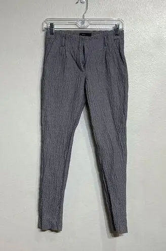 Mango  MNG Blue Striped Suit Pants Sz 2