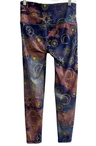 Victoria Sport Women's Celestial Moon Astrology Print Leggings Size S