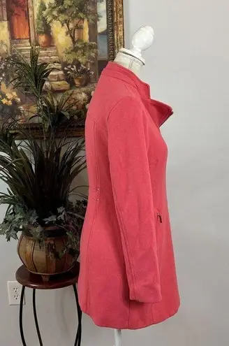 INC International Concepts Women's Coat Small Hot Pink Lined Full Zipper Pocket