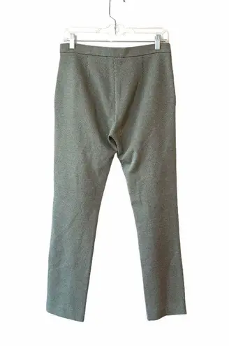 Max Mara Weekend Black Houndstooth Print Mid-rise Straight Leg Pants