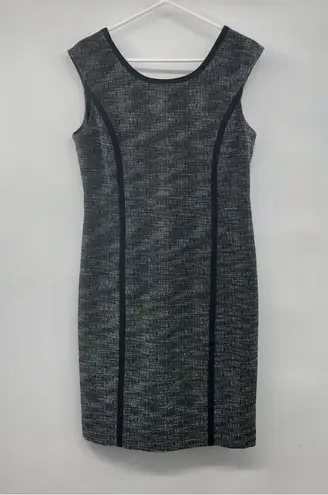 Rafaella Dress Womens 8 Used Black Cream Sleeveless