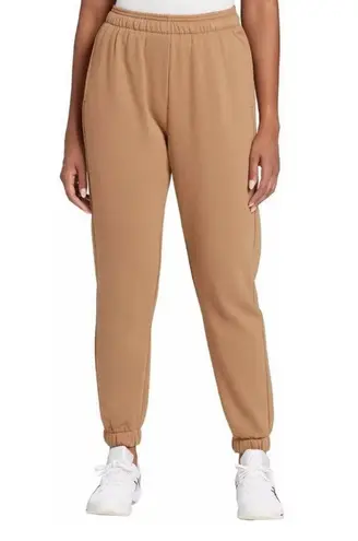 DSG Boyfriend Fleece Cinch Pants Joggers Sweatpants in Sahara Sand Size S Tan