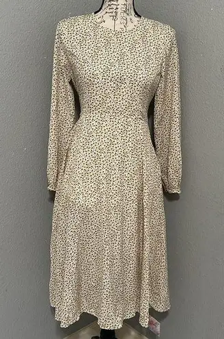 Chicwish New with tags cream with yellow Flowers dress size m