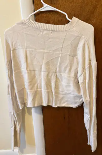 Amazon White  Sweater Cropped