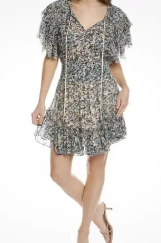 Isabel Marant Florise Dress - Green/Ecru $890 FR38