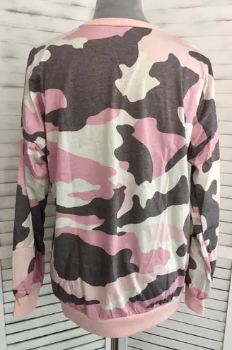 Pink Camo Top, Large