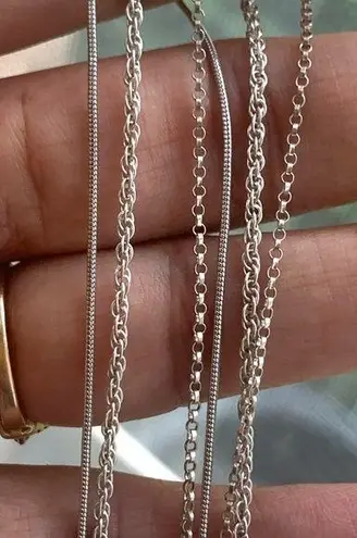 925 Sterling Silver Chain Bundle