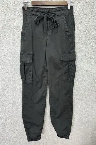 American Eagle  cargo jogger pants womens 00 Black gorpcore y2k style 90s utility