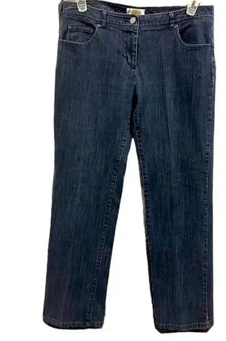 Talbots Vintage  Petites Straight Leg Mid Rise Denim Blue Jeans Womens 10P