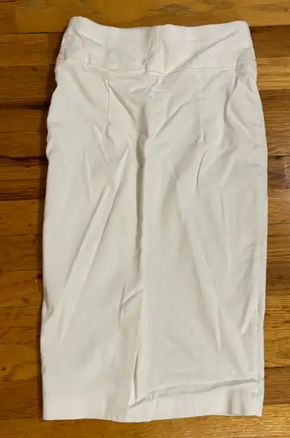 New York & Co. White Pencil Skirt