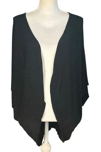 Alex Evenings New Cardigan Size XL Shimmer Black Sparkle Classy Glam Dressy - Image 1
