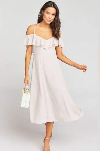 Show Me Your Mumu  Camila Dress In Show Me The Ring Crisp