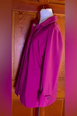 Dennis Basso Dennis by Dennis Brasso Trench, Raspberry, Size S