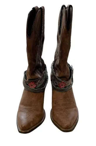 Durango  Women’s 10 Accessorized Western Cowgirl Boots Brown Bling Nashville New