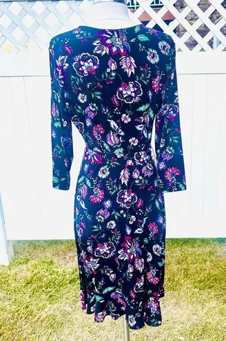 Leota Libby Faux Wrap Knit Dress