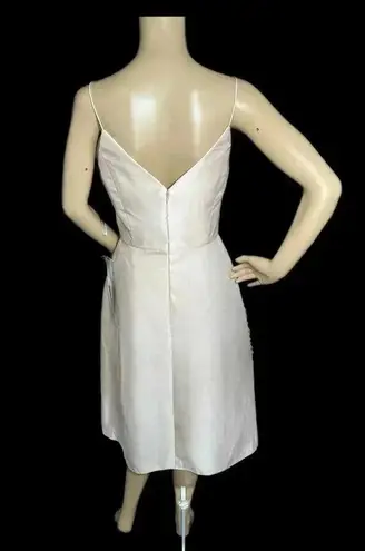 Alfred Sung NWT D777 Satin Twill V Neck Cocktail Dress In Blush Pink Size 12